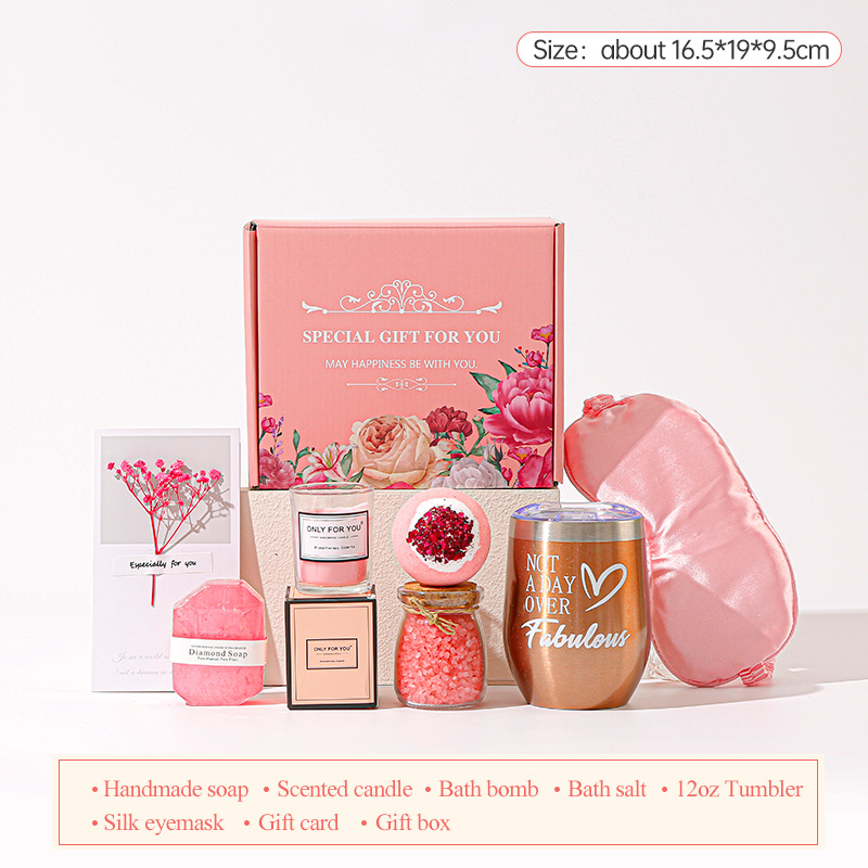 Coffret cadeau rose 01