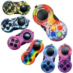 Giảm căng thẳng cổ điển trò chơi điều khiển Pad chống lo âu tập trung tay chân đồ chơi cho thêm, Fidget pad tự kỷ trẻ em người lớn (Cầu vồng) - Product Image 1