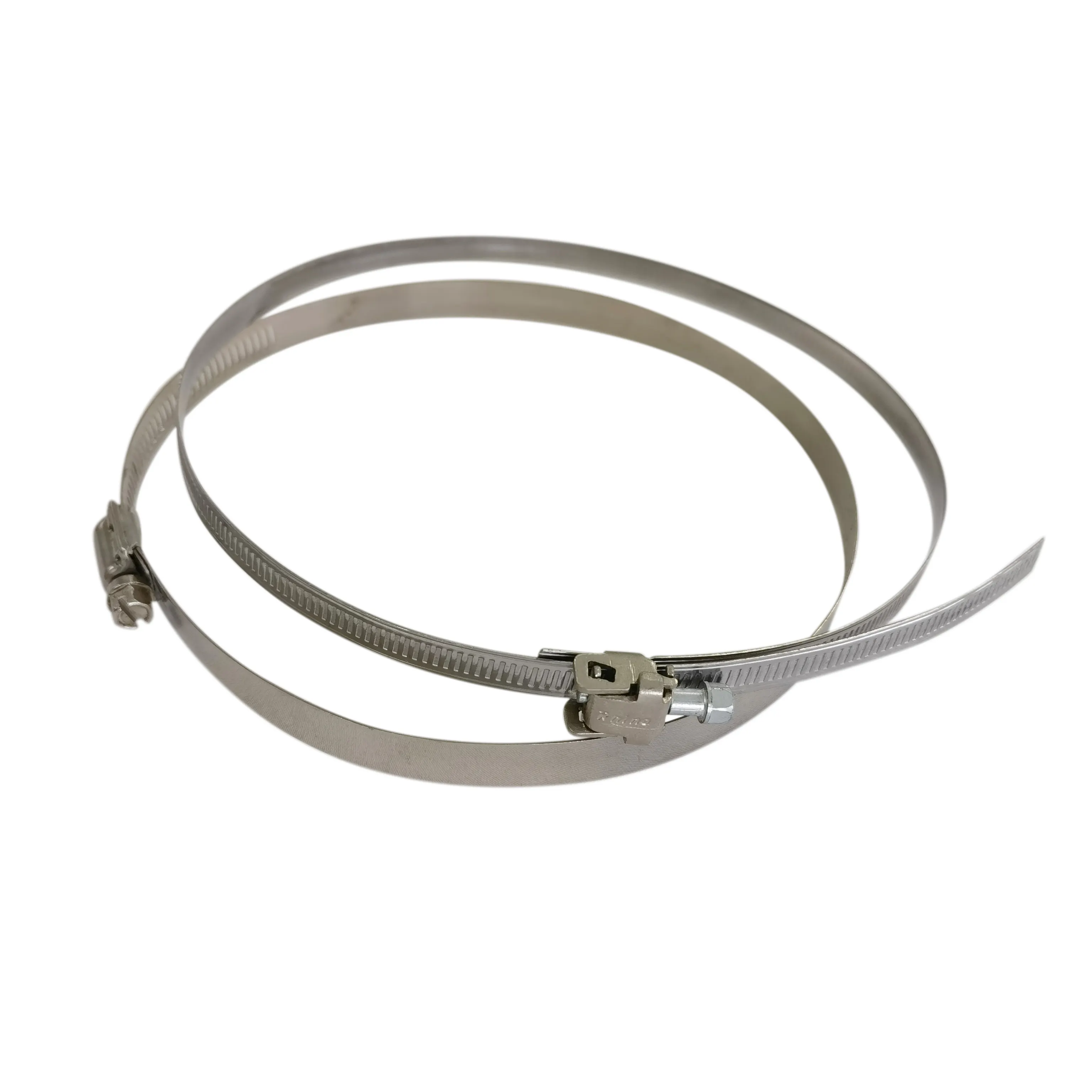 Vente en gros de colliers de serrage flexibles personnalisés, colliers de serrage solides en acier inoxydable