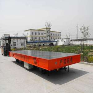 Transportadores sin rieles de camión de plataforma de remolque sin motor de 1T con tractores eléctricos giratorios para manejo de cargas pesadas - Product Image 5