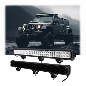 ユニバーサル<span class=keywords><strong>LED</strong></span>ライトバーデュアル列コンボビームEマーク4x4カートラックATVSUVLEDバーライト