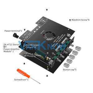 ZK-HT21 TDA7498E数字低音炮功放板模块160W x2 + 220W AUX/USB输入2.1通道BT5 DC15-36V - Product Image 6