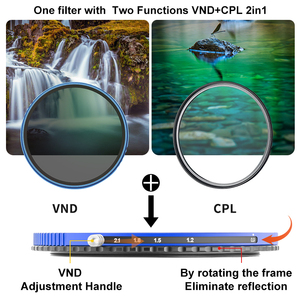 Factory OEM Variable <strong>ND</strong> <strong>Filter</strong> ND8-ND128&amp;CPL <strong>Filter</strong> ND2-400 &amp; ND8-2000 <strong>Filter</strong> with Camera <strong>Filter</strong> - Product Image 2