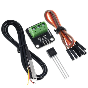 <strong>DS18B20</strong> Temperature <strong>Sensor</strong> Module Kit Waterproof 100CM Digital <strong>Sensor</strong> Cable Stainless Steel Probe Terminal Adapter - Product Image 3
