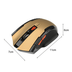 All'ingrosso logo personalizzato 2.4GHZ Mouse per Computer ottico senza fili per ufficio PC portatile tipo di batteria con ricevitore USB Mouse - Product Image 3