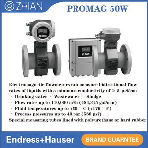 Sensore di flujo elettromagnetico Endress + Hauser Caudalimetro elettromagnetico E H Promag 50 w1f Medidor de flujo electromagnetico - Product Image 3