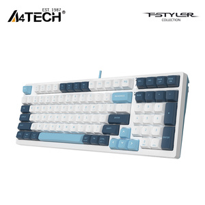 A4Tech FS300 Mechanical <strong>Keyboard</strong> FS Switch Quiet Typing Hot-Swappable White Backlit USB Interface Compatible Laptop <strong>Computers</strong> - Product Image 4