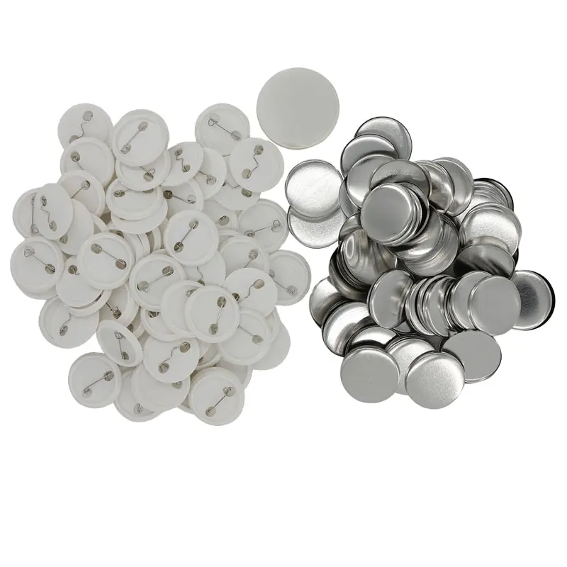 High Quality Round Blank Metal and Plastic Pin Badge Button Badge in Stock Promotion