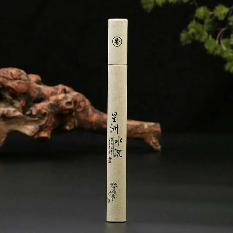 Caja de varillas de sándalo Natural, vara de incienso de línea aromática budista de Buda Oriental, 1 unidad