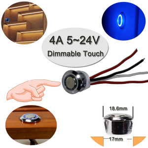 Venta directa de fábrica, detector de movimiento de barrido PIR de 3A, módulo de sensor táctil LED con control de atenuación, sensor de gabinete táctil - Product Image 3