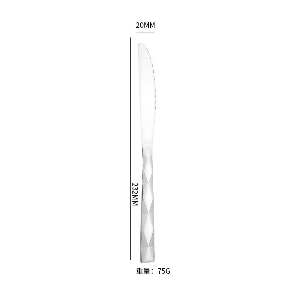Couteau de table en argent