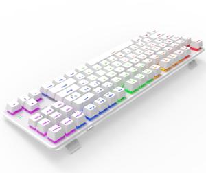 Teclado mecánico RGB Multicolor de 87 teclas con función multimedia Teclas ABS - Product Image 2