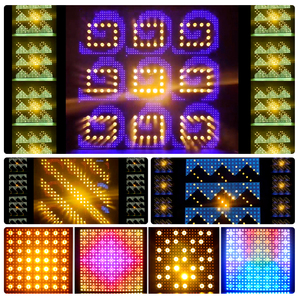 DMX Control <strong>LED</strong> Matrix Panel Light with 49pcs*<strong>3W</strong> Warm <strong>LED</strong> + 441pcs*0.2W RGB <strong>LED</strong> Lamp Beads Dj Disco Club Stage Concert Lights - Product Image 3