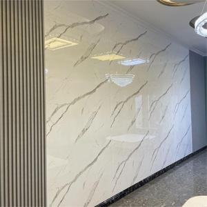 Schlussverkauf Verbundwerkstoffverkleidung PVC UV Marmor 3D-Bogenwandplatte moderne Baumaterialien