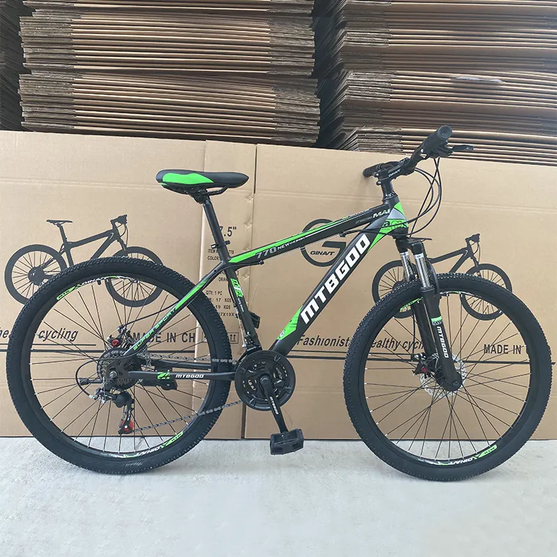 Tianjin barato aço frame 21 velocidade de alumínio aro 26 "27,5 29 polegada mtb bicicleta mountain bike esportes stunt cycle para o homem