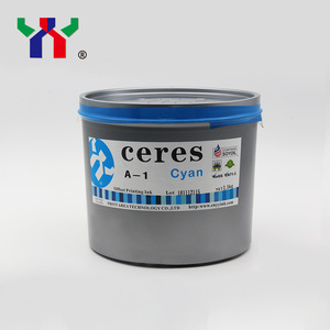 红色胶印油墨Ceres A-1胶印油墨2.5千克/can CMYK胶印油墨Ceres在中国适合纸张印刷20年 - Product Image 3