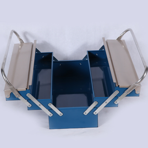 高品质廉价工具箱出售铁皮便携式多功能折叠空工具箱小型工具箱 - Product Image 6