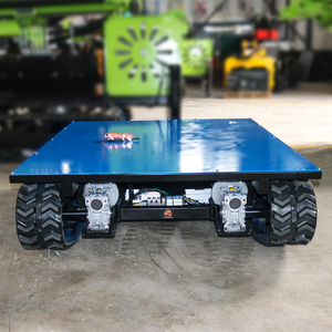 Özelleştirilmiş uzaktan kumandalı Robot paletli Platform taşıma aracı kauçuk paletli şasi - Product Image 1
