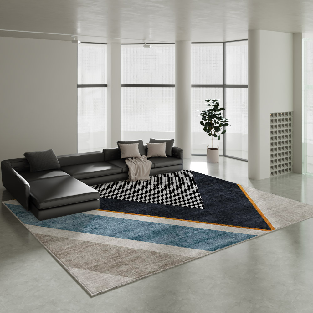 Light luxury blue and black