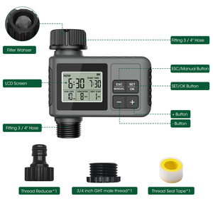 Timer per acqua da esterno programmabile per rubinetto da giardino IPX5 impermeabile con modalità manuale - Product Image 2