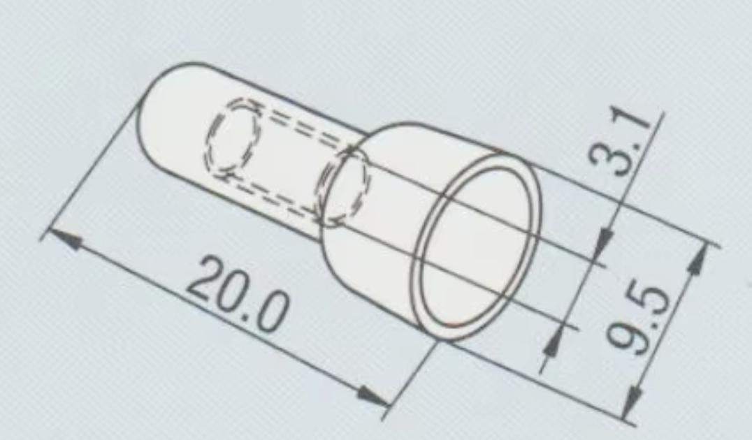 Tube en aluminium CE2X 1000pc