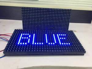 Digital Scroll Screen Außen modul Anzeige bildschirm DIP P10 Single White Colors LED-Anzeige modul Bearbeitbarer Text bildschirm - Product Image 4