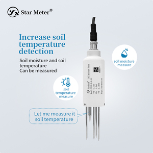 Sonda de Aço Inoxidável 316L Mais Sensor de Detecção de Temperatura do Solo Resistente à Corrosão e Resistente ao Desgaste