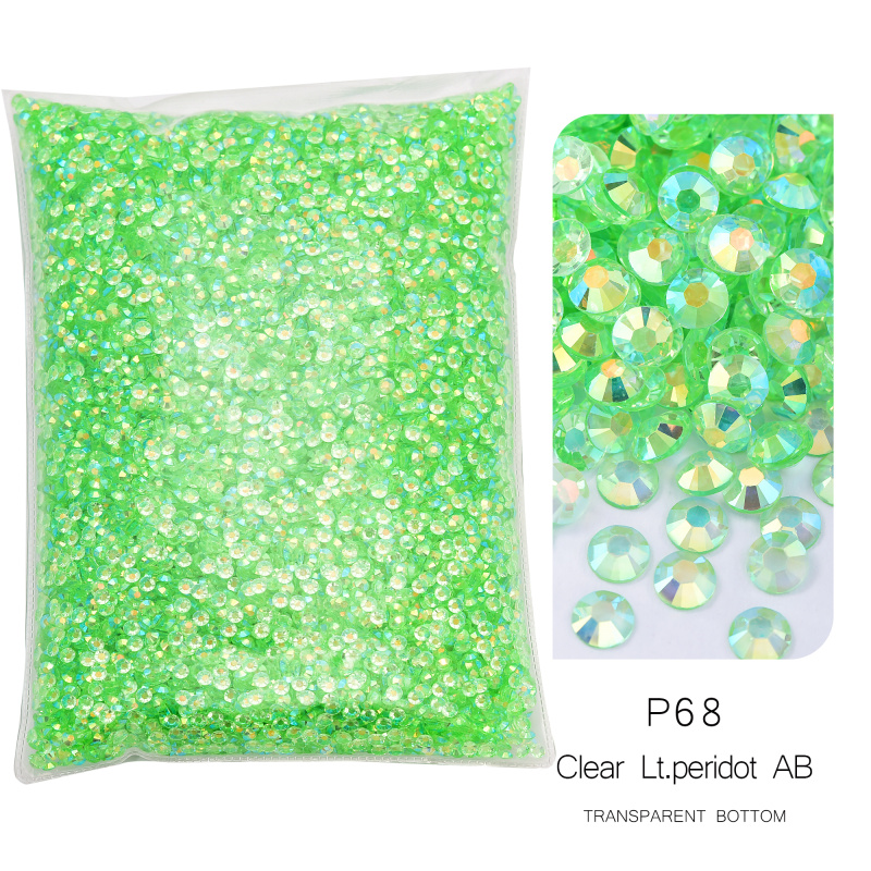 P68 Transparent Lt.peridot AB