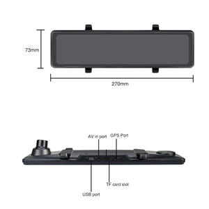 汽车DVR 4k后视镜摄像头GPS WiFi后置摄像头仪表盘凸轮录像机登记器停车监视器雷达速度警告 - Product Image 6