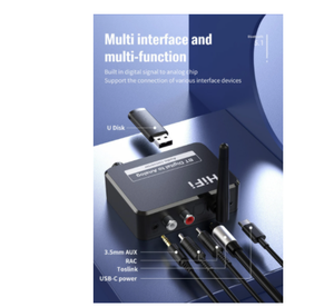 Wireless <strong>Digital</strong> to Analog <strong>Audio</strong> DAC Converter Adapter <strong>Digital</strong> SPDIF Optical Toslink to 3.5mm 3.5 AUX Jack <strong>RCA</strong> L/R 5.0 Receiver - Product Image 4