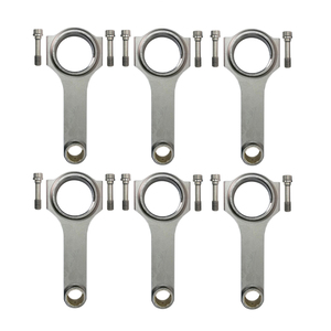 HIMYCAR AUTO <strong>ENGINE</strong> PARTS FORGED 4340 H-BEAM CONNECTING ROD for Toyota <strong>1JZ</strong>-GTE <strong>1JZ</strong>-GE <strong>1JZ</strong> Supra JZA70 SET of 6 WITH BOLTS - Product Image 3