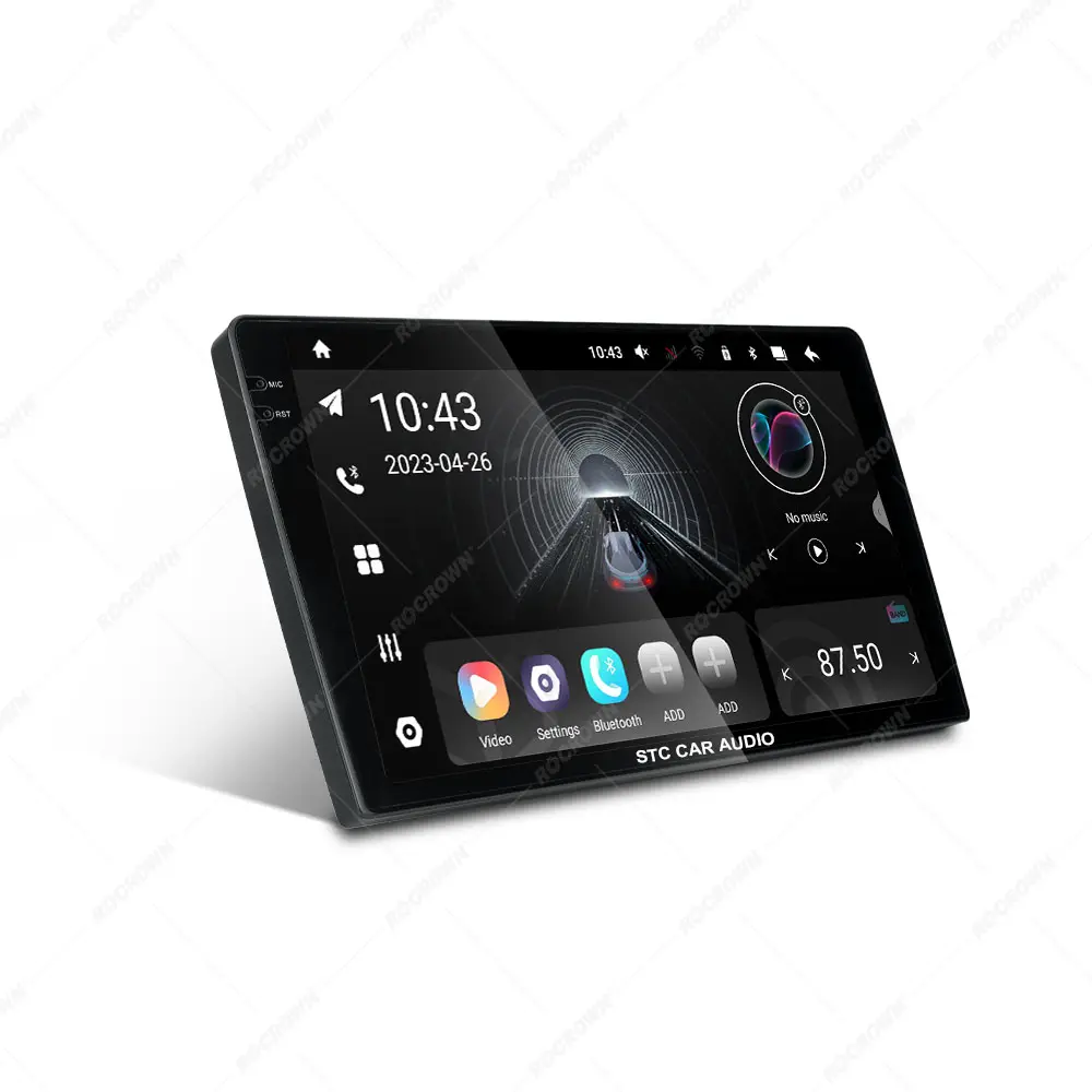 Reproductor de coche Android de 9/10 ", sistema multimedia para coche para GPS universal, WIFI, Radio Estéreo