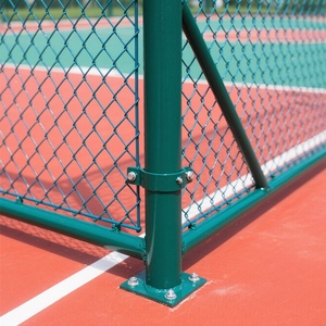 Özelleştirilmiş büyük açık galvanizli zincir bağlantı köpek kafesi 3D modellenmiş Metal köpek kulübesi/oyun parkı için çiftlik çiti - Product Image 6