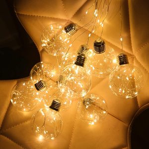 New 2022 Solar Powered 8 Modes Remote Control &amp; <strong>Timer</strong> <strong>Led</strong> Fairy <strong>String</strong> Wish Ball Curtain <strong>Light</strong> for Wedding Party Christmas - Product Image 4