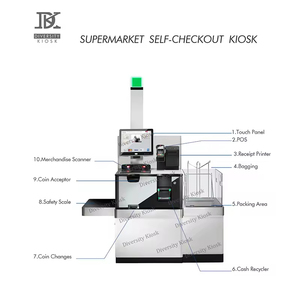 Grocery Store WalmartCashless Touch ScreenHandheld Scanner Self-checkout Terminal Device <strong>Paypal</strong> Electronic Mobile Money Payment - Product Image 2