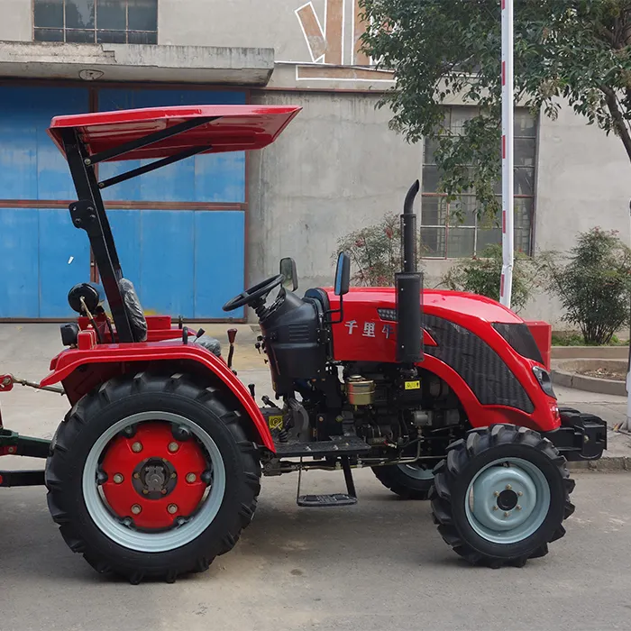 Trator de jardim de quatro rodas 4*4 35hp, máquina agrícola 4x4 trator 4wd na tailândia
