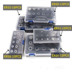 tebak数控机床夹紧器弹簧夹头ER11 ER16 ER20 ER15 ER25 ER32带塑料盒ER夹头组 - Product Image 6