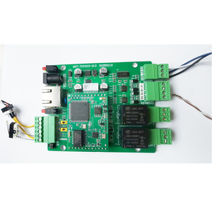 Módulo de E/S de relé RS485 a 2 canales Entradas de alarma de iluminación compatible con interfaz RS232/TCP/IP para productos de control de acceso biométrico