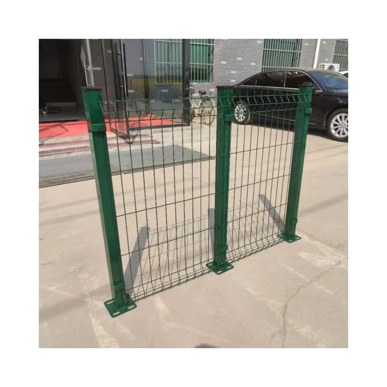 Vendita calda per esterni 3D metallo curvo saldato in metallo recinzione da giardino per recinzione pannello di recinzione Pvc recinzione