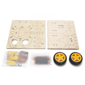 DIY Stem Robots Kit 2.4G RC Kampfroboter Science Kit 3D Holz puzzle STEM Pädagogische Fernbedienung Roboters pielzeug - Product Image 5