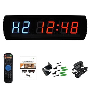 Telecomando 3 ''Display Multi-funzionale programmabile LED allenamento Fitness orologio elettronico digitale Gym intervallo Timer - Product Image 5