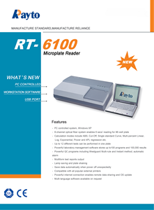 <span class=keywords><strong>Rayto</strong></span> Elisa đọc microplate đọc RT-6100 PC kiểm soát hệ thống cho phòng khám và phòng thí nghiệm - Product Image 3