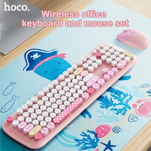 HOCO 2,4G USB silencioso Bluetooth Gaming teclado y ratón inalámbrico para iPad Xiaomi Samsung Huawei teléfono tableta Android e IOS - Product Image 2
