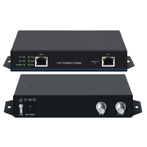 烟台亚泰热卖低价4合1 Ip至Qam DVBC DVBT 4载波数字有线电视调制器 - Product Image 1