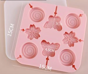 קריקטורה באיכות גבוהה בעבודת יד סוכריות גומי תבניות לווליפופ בר שוקולד תבניות כלי עוגה - Product Image 4