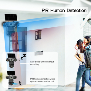 La migliore vendita all'aperto WiFi 4G sistema di sicurezza senza fili visione notturna IP Cam CCTV solare Sim Card-per la nuvola/scheda di memoria - Product Image 4