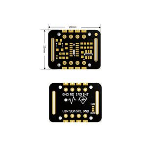 MAX30102 Herzfrequenz sensor modul Puls erkennung Konzentration stest modul für Bluts auer stoffs ensor für STM32 - Product Image 4
