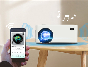 Fhd Data Show Mejor Video de bolsillo Led Teléfono Mini proyector inteligente portátil 4K Android Smart BT Wi-Fi Precio para teléfono - Product Image 5