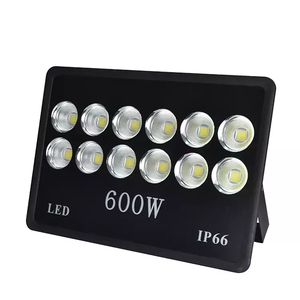 IP65防水100w至600w发光二极管泛光灯，带暖白色铝灯体COB芯片交流电源CE ROHS认证