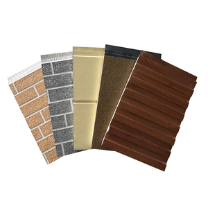20mm casa moderna Pur in pietra naturale stile metallo rivestimento in acciaio pannelli incisi per applicazione di edifici - Product Image 1